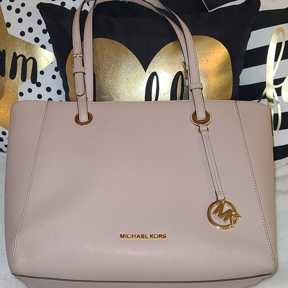 PINK Leather Michael Kors Tote